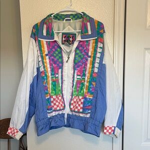East West 80s vintage Windbreaker Jacket